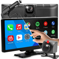RTO Car Radio with Bluetooth, Android Auto, and Apple CarPlay, 1DIN, 10.26'' Screen - ER1078