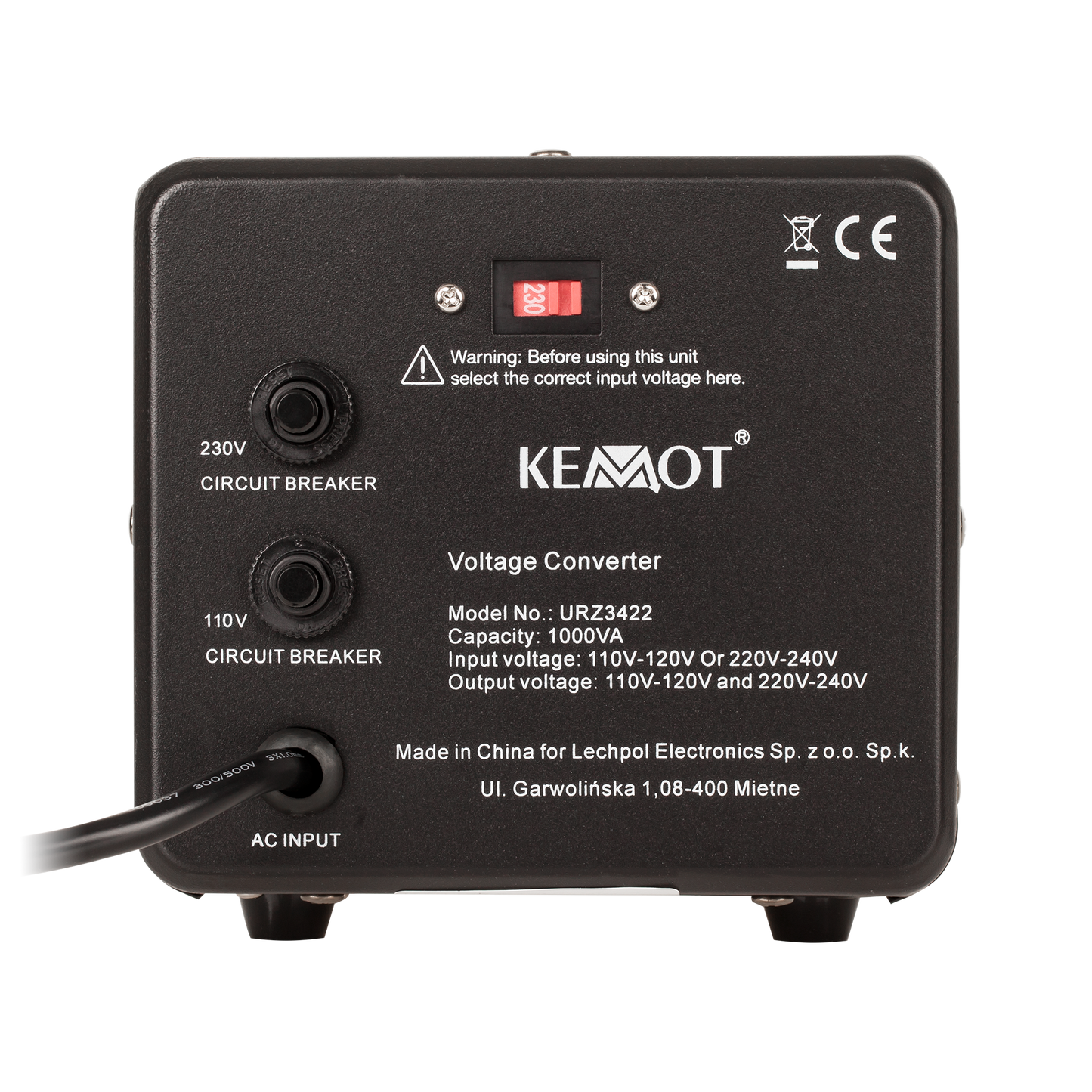 Kemot Voltage Converters – KEMOT 400 W / 500 VA Voltage Converter – image 5