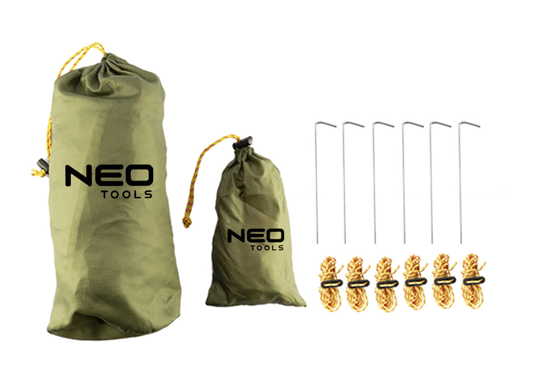 NEO TOOLS Tents, tarps – Waterproof Tarp, 360 x 290 cm, 210T PU3000 – image 2