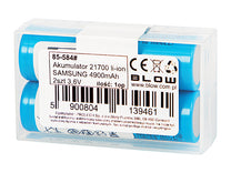 Blow 85-584# Samsung 21700 Li-ion battery, 4900 mAh, 2-pack, 3.6 V – image 2