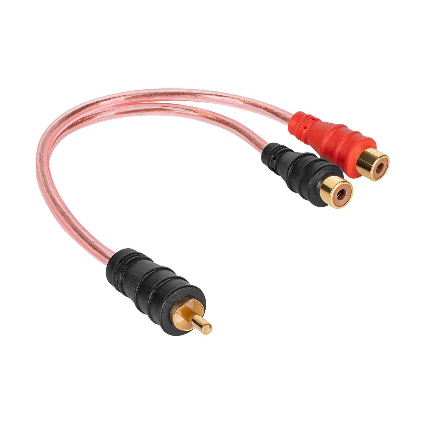 LP 1 x RCA Plug to 2 RCA Jacks Cable, 0.2 m – image 2