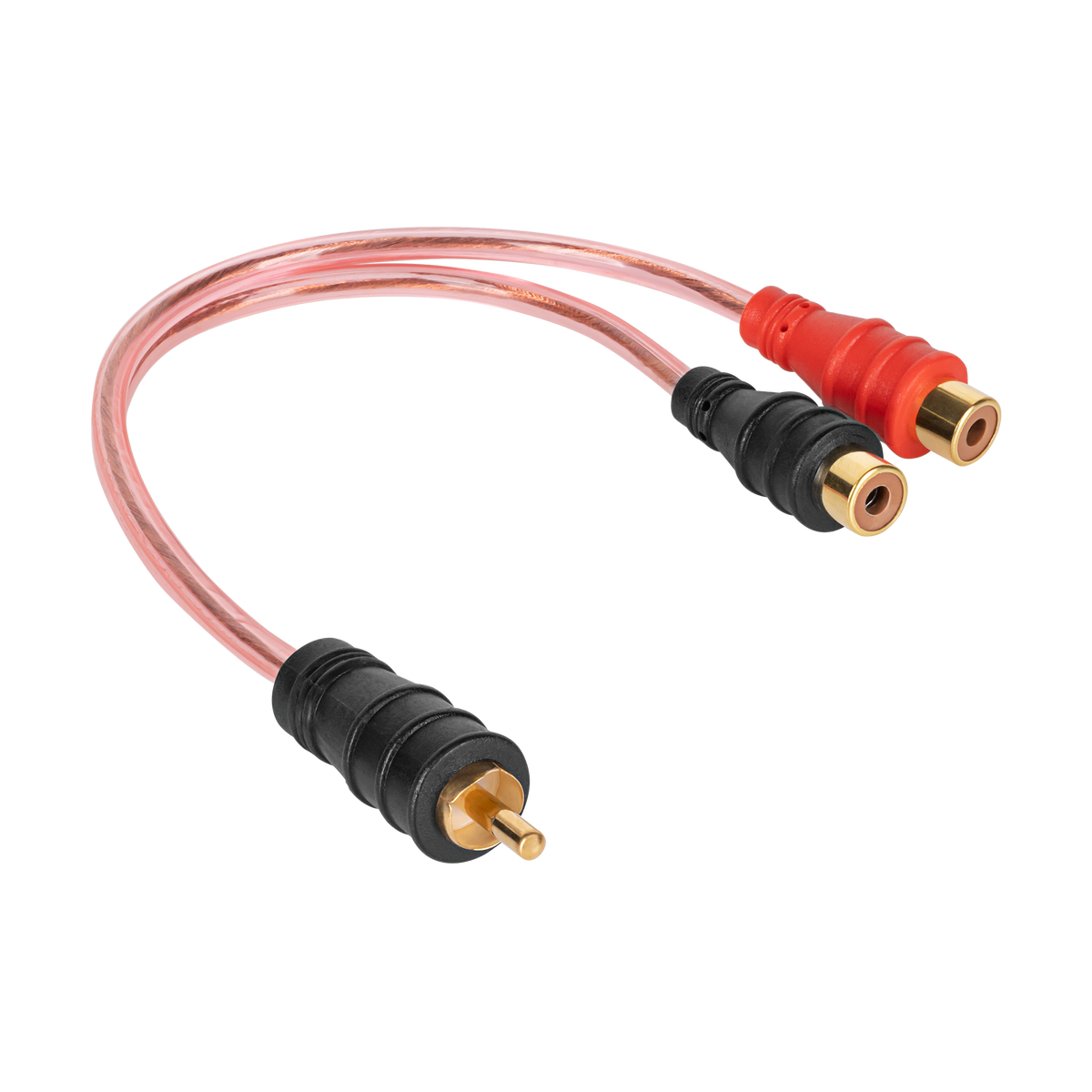 LP 1 x RCA Plug to 2 RCA Jacks Cable, 0.2 m – image 2