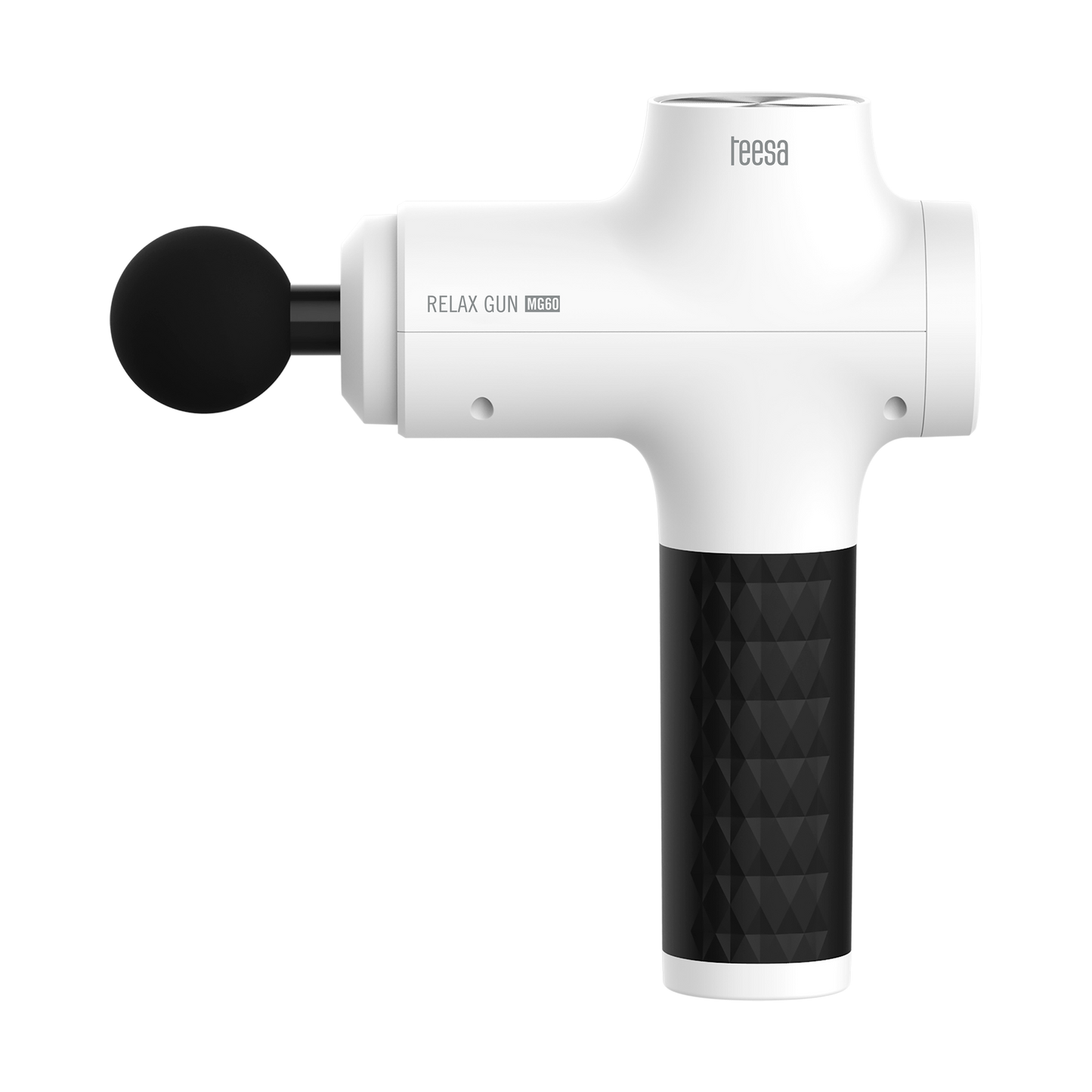 Teesa The – TEESA RELAX GUN MG60 Massage Gun, 8 Attachments, White – image 4