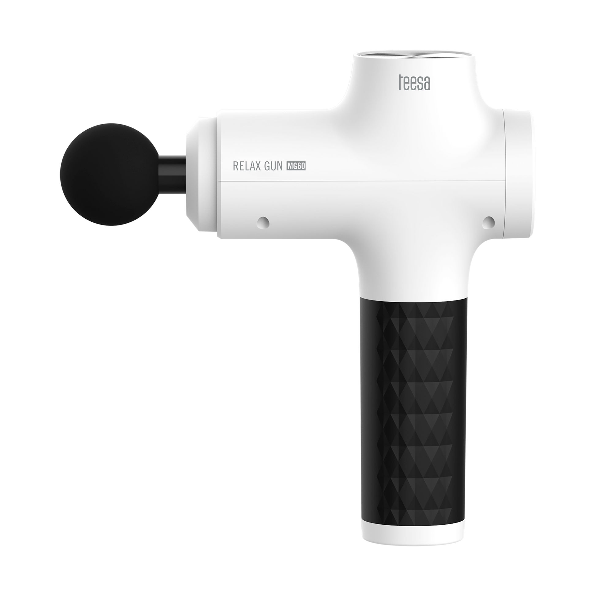 Teesa The – TEESA RELAX GUN MG60 Massage Gun, 8 Attachments, White – image 4