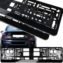 RTO Cosmetics, trunks – 2x black license plate frames, set of 2