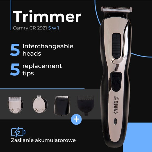 CAMRY Shavers – CR 2921 5-in-1 Trimmer – image 3
