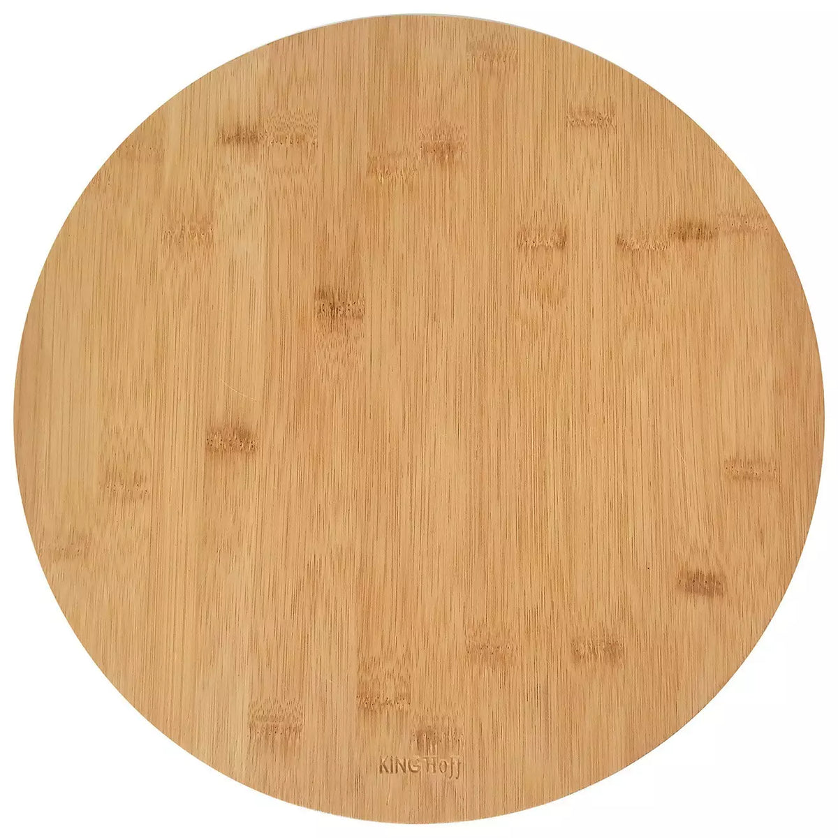 KINGHoff Cutting Boards – Rotating cutting board, bamboo, 40 cm diameter, Kinghoff