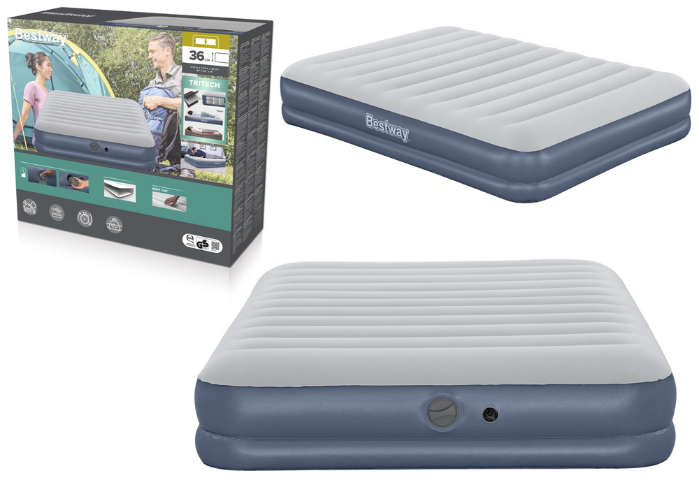 BESTWAY Bestway 6716T Double Inflatable Mattress, 203 cm x 152 cm x 36 cm