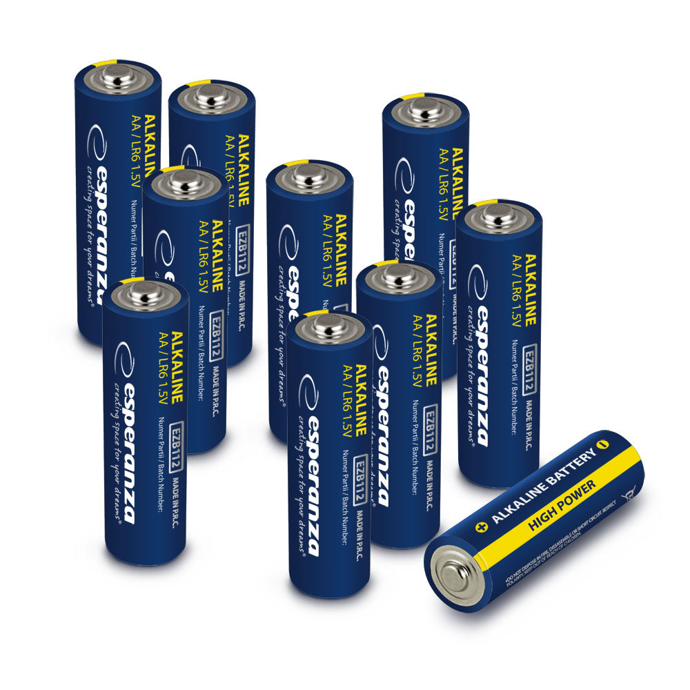 Esperanza Alkaline, coin-cell – EZB112 Esperanza AA Alkaline Batteries, 10-Pack, Hanging Pack – image 2