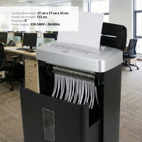 ADLER Paper Shredders, Laminators, and Supplies – AD 1037 Silver Paper Shredder – image 28