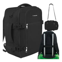 TRIZAND The remaining – Trizand Black Hiking Backpack, 40x25x20 cm