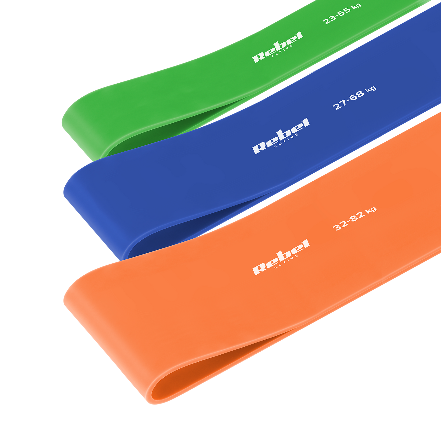Rebel TPE Resistance Band Set - Power Band PT-S7, 4–82 kg, 7 TPE Bands, REBEL ACTIVE – image 3