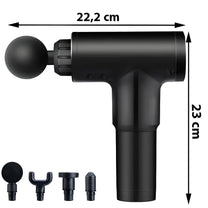 RTO Back, Body, and Foot Massage Gun: Powerful Vibrating Massager Pro Set - S091 – image 4