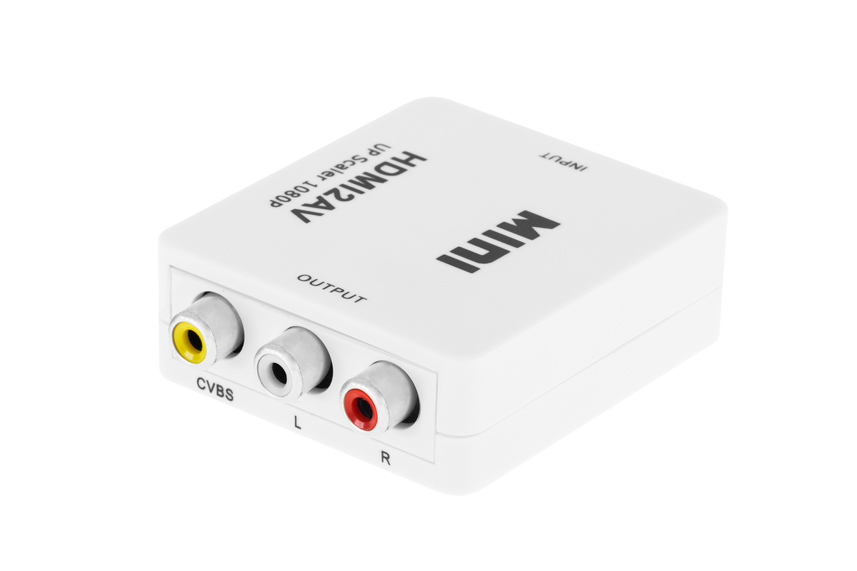 Cabletech HDMI Port to AV Port Signal Converter - CVBS + AUDIO RCA