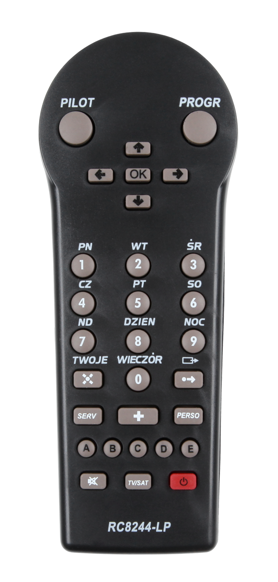 LP Piloty do TV, – Remote control for TUNER C+ RC 8244