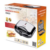 Esperanza Toasters and Toast – EKT011 Esperanza Asiago Sandwich Toaster, 1000 W – image 10