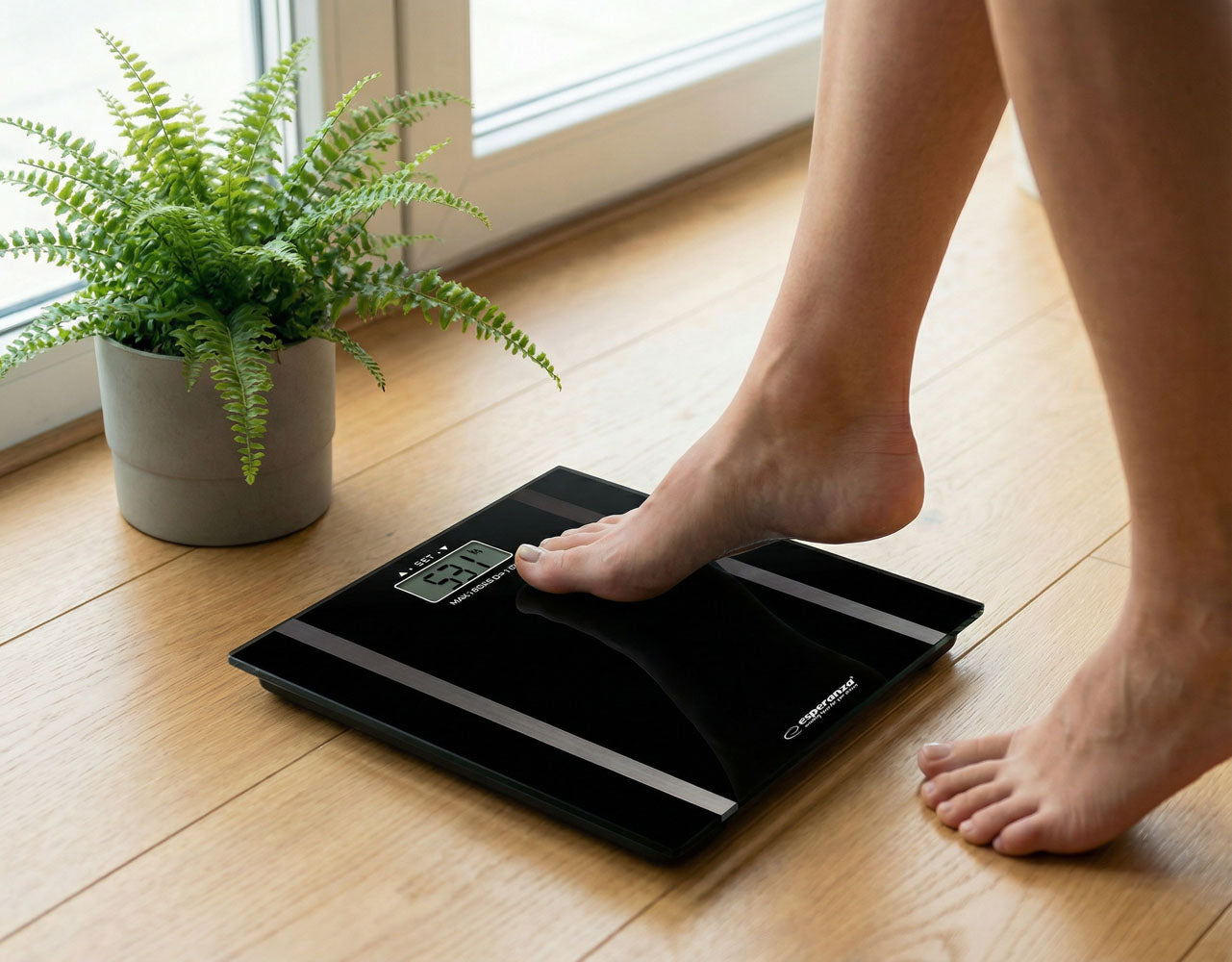 Esperanza Bathroom Scales – EBS018K Esperanza Digital Analytical Bathroom Scale, Samba, Black – image 3