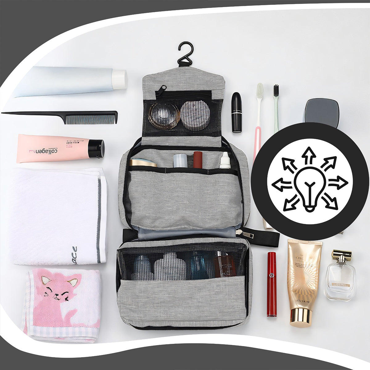 RTO The remaining – N143 Travel Toiletry Bag - or1246 – image 4