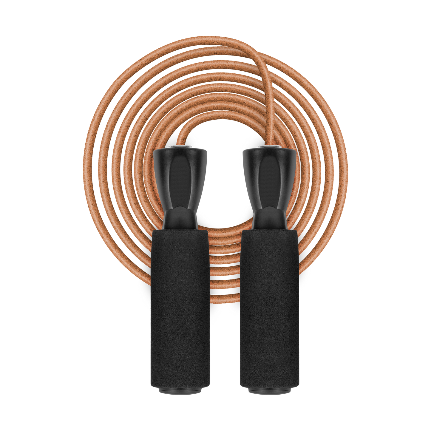 Rebel Leather boxing jump rope with foam handle and metal bearing, 280 cm, adjustable, REBEL ACTIVE