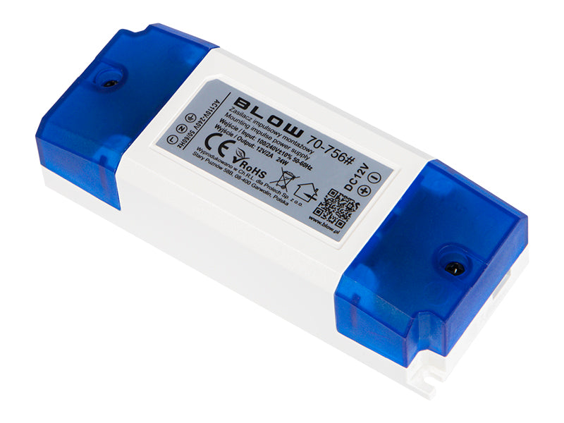 Blow Switching, industrial – 70-756# 12V/2A 24W Plastic Surface-Mount Switching Power Supply