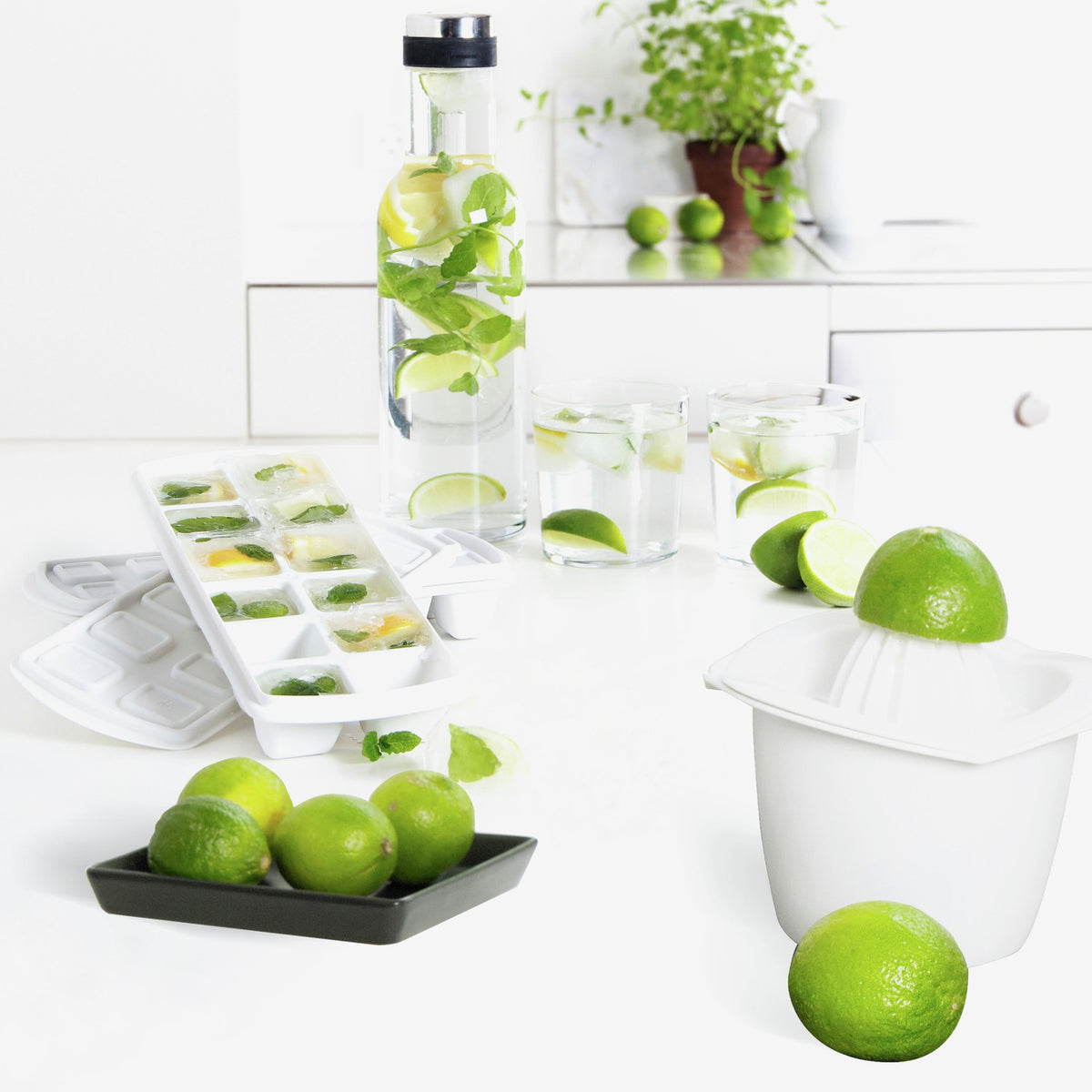 PLAST TEAM Ice Trays – Plast Team White Ice Cube Tray with Lid – image 4