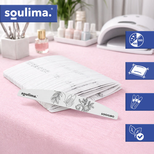 SOULIMA The – Slim Nail File - Boat Shape, 100 pcs. Soulima – image 13
