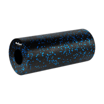Rebel Massage roller, smooth foam roller, 15x30 cm, black and blue, EPP material, REBEL ACTIVE