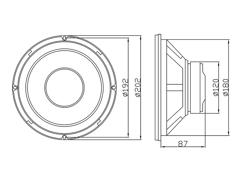 Blow Car Speakers – 30-532# Blow A-200 Speaker 8 ohms – image 2