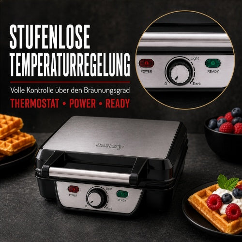 CAMRY Waffle Makers – CR 3022 Waffle Maker 1000 w – image 35