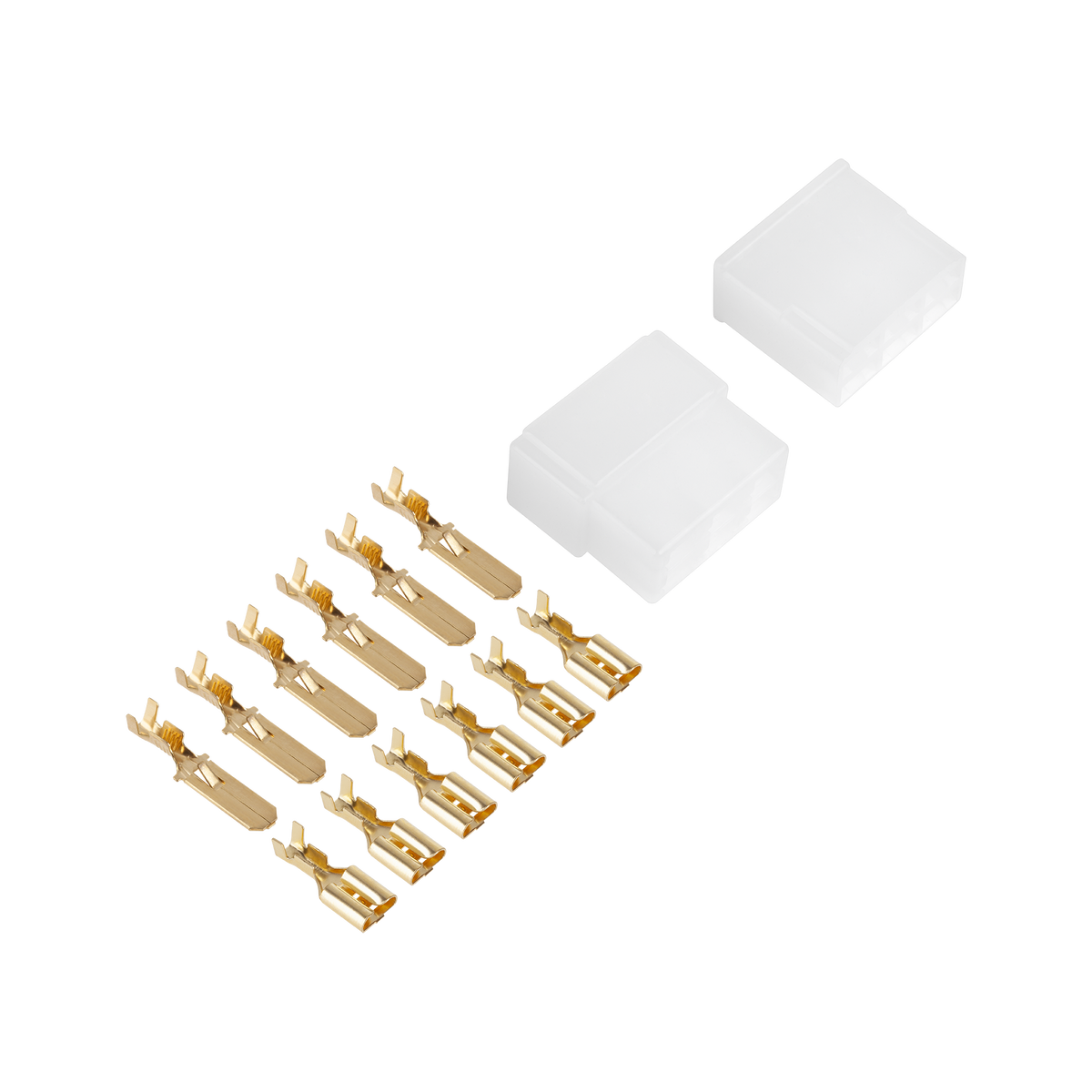 LP Connector housings and pins – 6-pin connector housing (plug + socket)