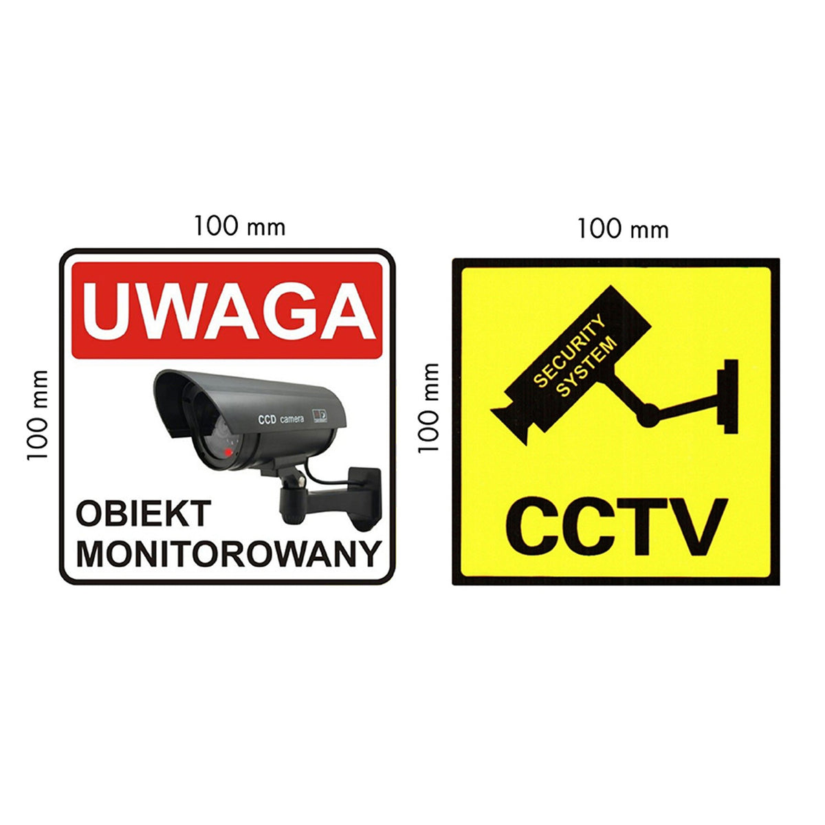 CE SOL1200 Dummy Camera - Solar-Powered Flashing LED - Free Sticker – image 9