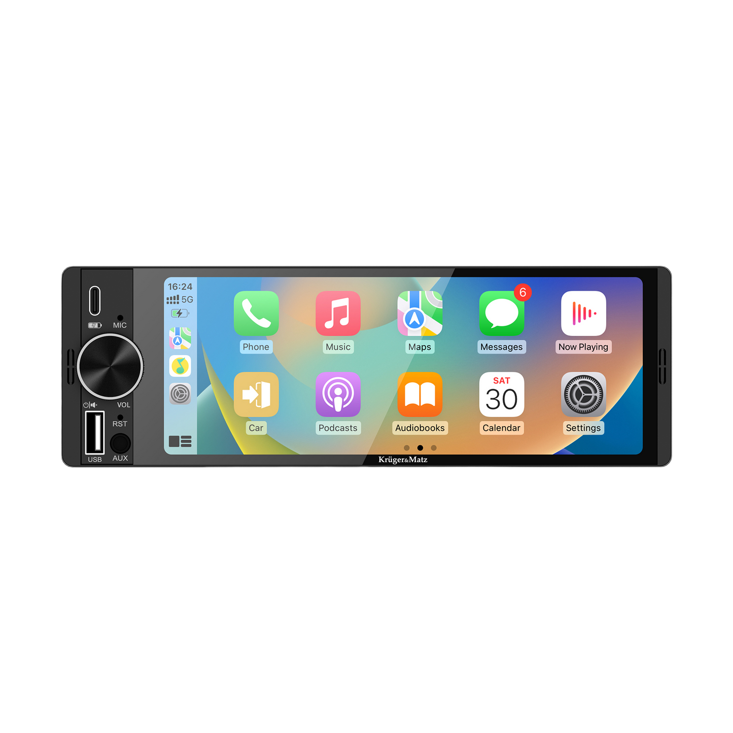 Kruger&Matz Car stereos (CD/MP3/Video/DVD) – Kruger&amp;Matz Car Stereo; KM2016 CarPlay/Android Auto