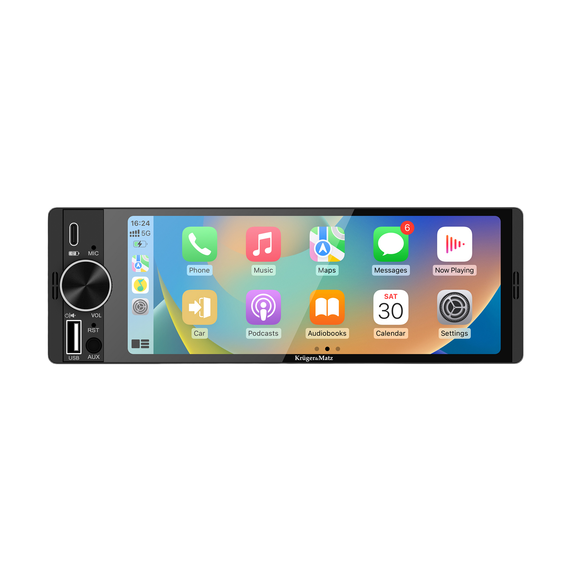 Kruger&Matz Car stereos (CD/MP3/Video/DVD) – Kruger&amp;Matz Car Stereo; KM2016 CarPlay/Android Auto