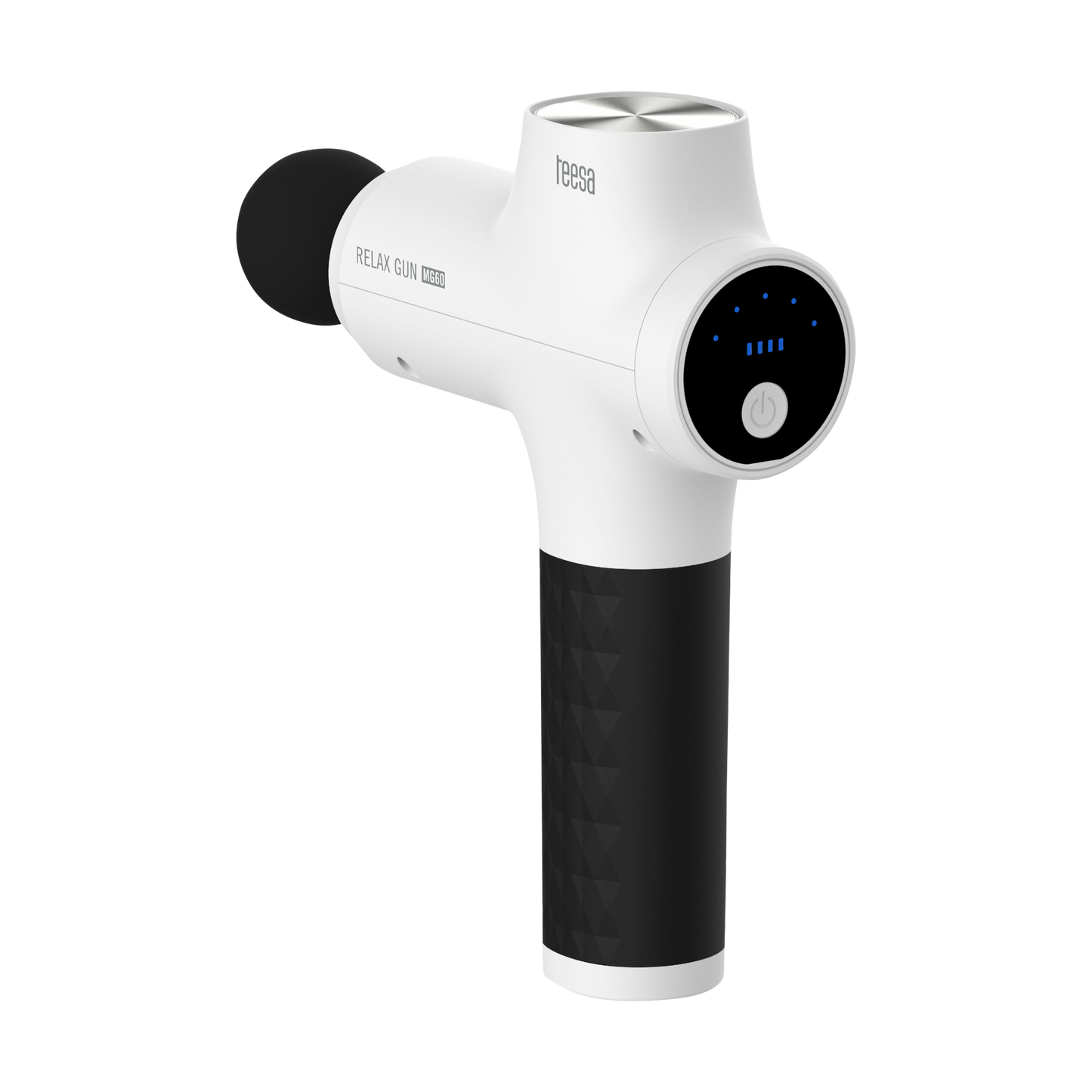 Teesa The – TEESA RELAX GUN MG60 Massage Gun, 8 Attachments, White – image 3