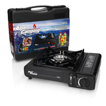 INKO-TIME Alpen Camping camping stove, power: 2.0 kW, gas consumption: 146 g/h, piezoelectric ignition, TYROL – image 3