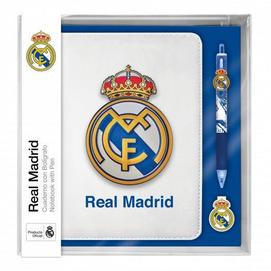 KIDS EUROSWAN Diaries and – Notebook set with a 10-color Real Madrid pen