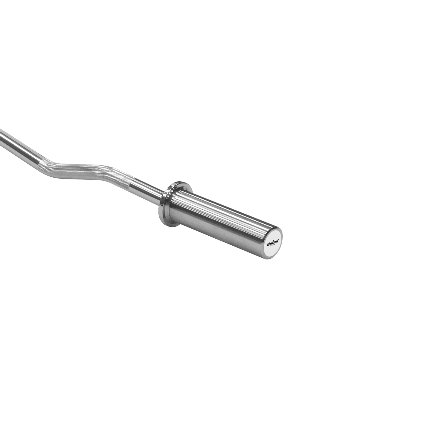 Rebel 50 mm Olympic Curved Bar, 120 cm 6 kg Olympic Barbell by REBEL ACTIVE