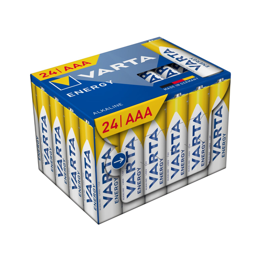 Varta VARTA LR03 Energy Cube Pack Alkaline Batteries, 24 per box