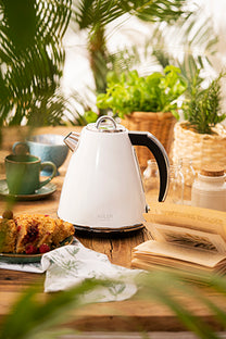 ADLER Electric kettles – AD 1343 white Strix 1.5-liter metal kettle – image 5
