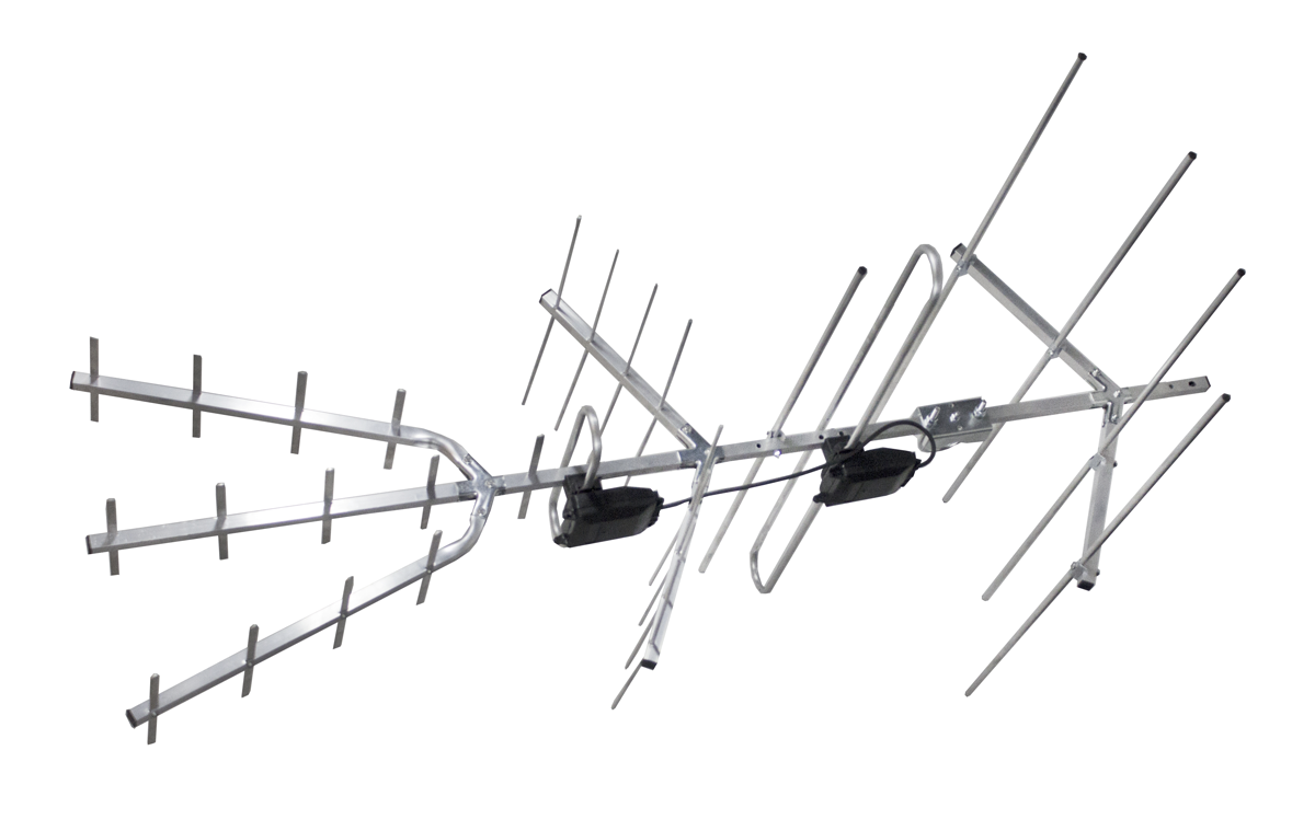LP TV antennas (DVB-T, indoor – AP-TRIA-MAX UHF + VHF TV Antenna