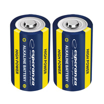 Esperanza Alkaline, coin-cell – EZB106 Esperanza LR20 Alkaline Batteries, 2-Pack, Blister Pack
