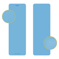 Rebel Exercise mat for yoga, Pilates, and fitness, 183x61 cm, 6 mm thick, TPE material, blue, REBEL ACTIVE – image 3