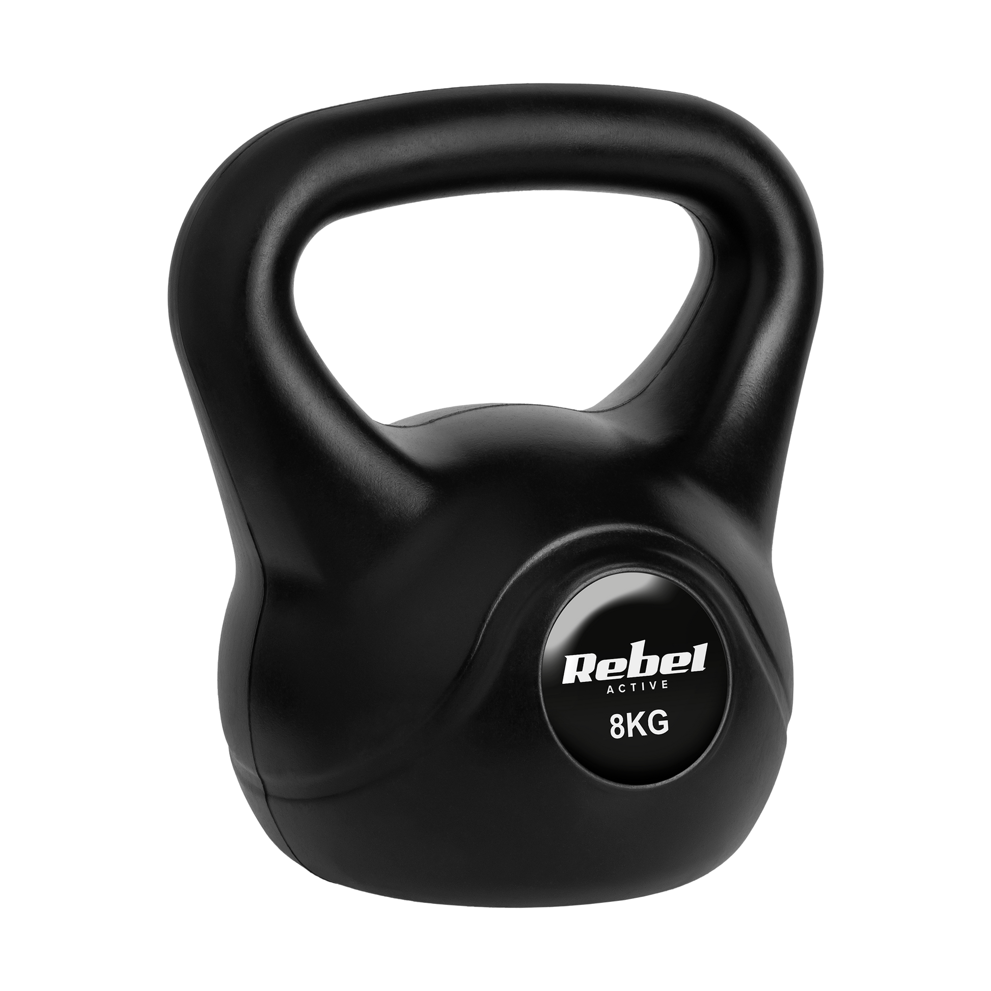Kettlebells and dumbbells – REBEL ACTIVE 2 kg Bituminous Kettlebell Rebel
