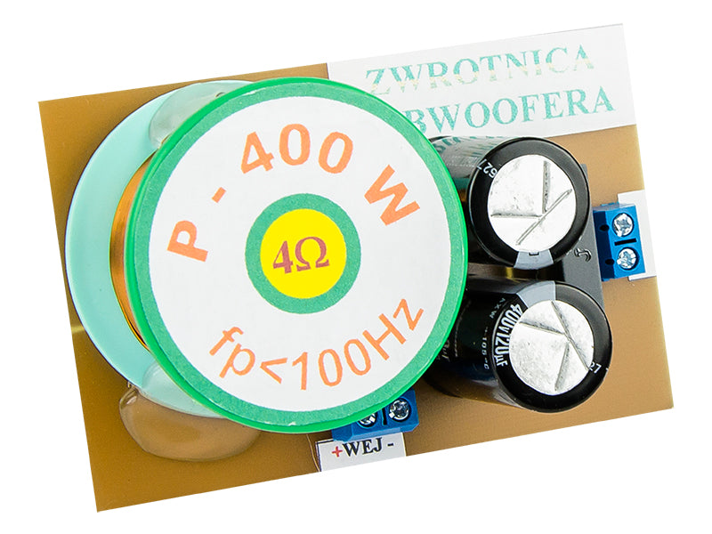 Blow Filters, amplifiers, separators, crossovers – 5935# 400 W/4 ohm subwoofer crossover