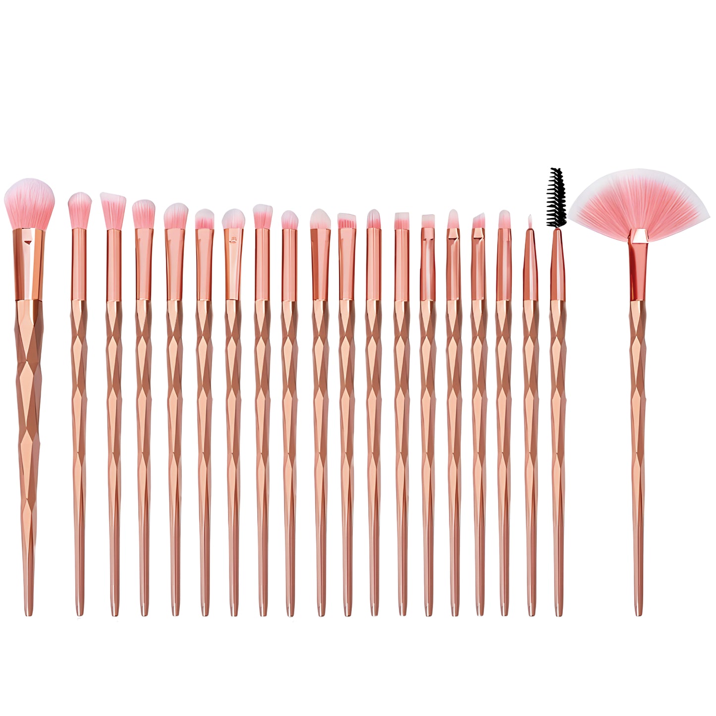 RTO Cosmetics, trunks, containers – Professional Makeup Brush Set, 20-Piece Synthetic Set – image 3