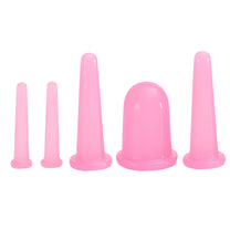 RTO Chinese Cupping Cups for Face, Neck, Decolletage, and Body Massage—Flexible Silicone, 5-Pack, SR269 – image 3