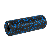 Rebel Mini massage roller, smooth foam roller 5x15 cm, black and blue, EPP material, REBEL ACTIVE