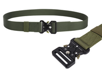 LEAN Survival – Black Webbing Tactical Military Belt, 120 x 3.8 cm – image 3