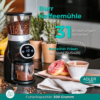 ADLER Coffee Grinders – AD 4450 Stone Coffee Grinder – image 21