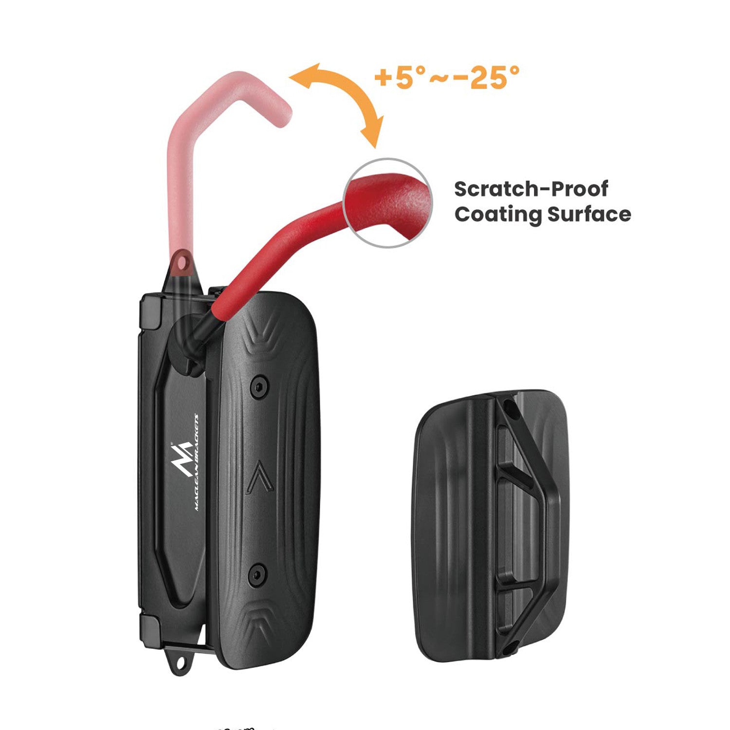 Maclean Bicycle hangers – Maclean Wall-Mounted Bike Rack, 30 kg max, MC-998 – image 4
